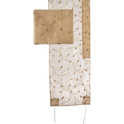 Tallit Organza - Full Embroidery Gold (EM-TRZ1G)