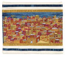 Emanuel Full Embroidered Jerusalem Tallit Bag-- Multicolor