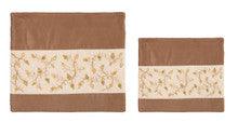 Emanuel Microsuede Tefillin Bag Pomegranates- Brown