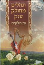Tehillim Mechulak 28 Booklets תהילים המחולק ענק EXTRA LARGE 9.5"x6.5"