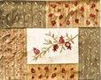Tfillin Bag Patches & Embroidery Pomegranate Gold (EM-FE-2G)