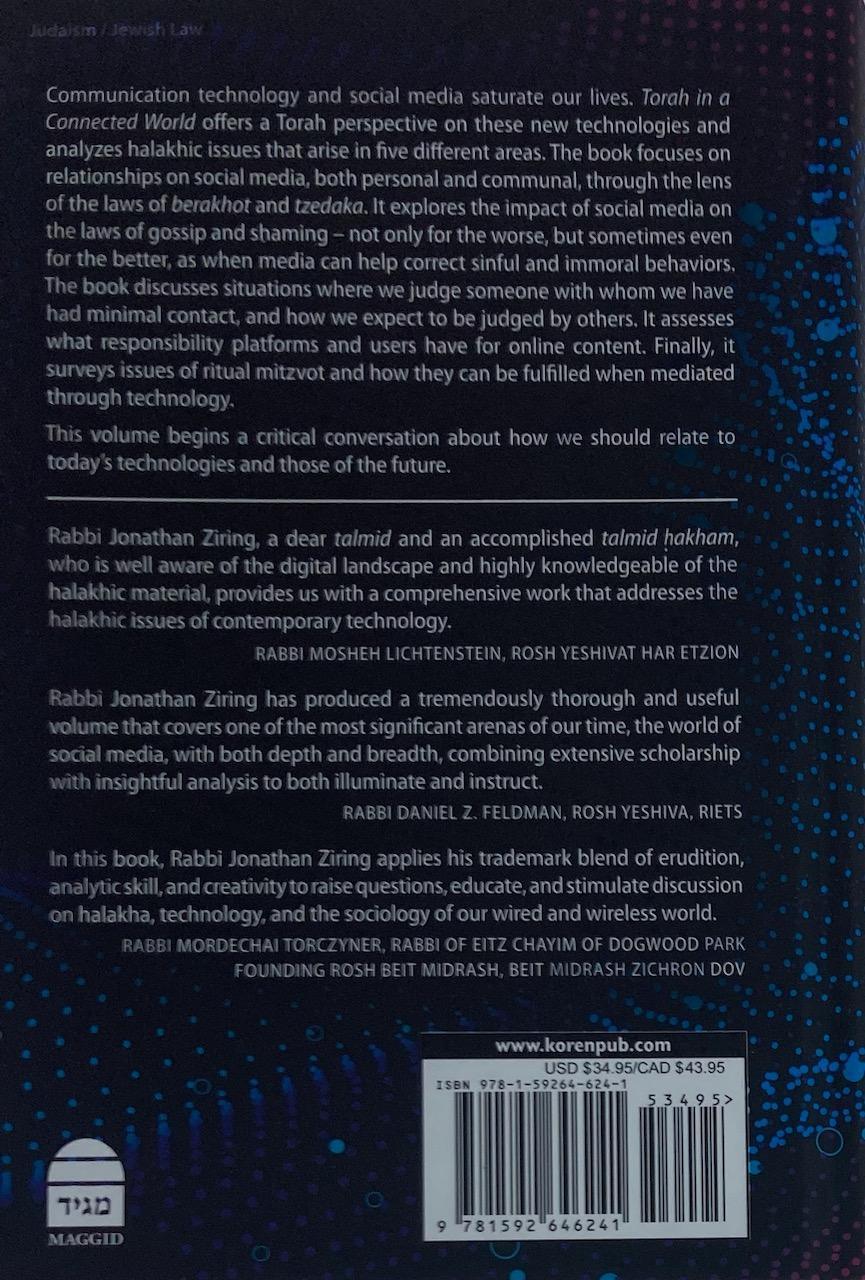 Torah In A Connected World, Rabbi Jonothan Ziring (BKE-TIACW)
