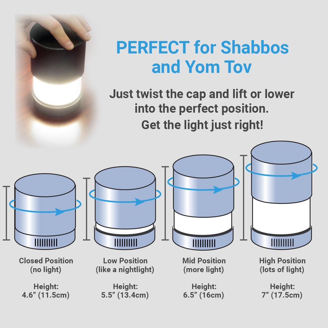 Kosher Innovations™ The KosherLamp™ 360 Brand Shabbos Lamp SKYBLUE