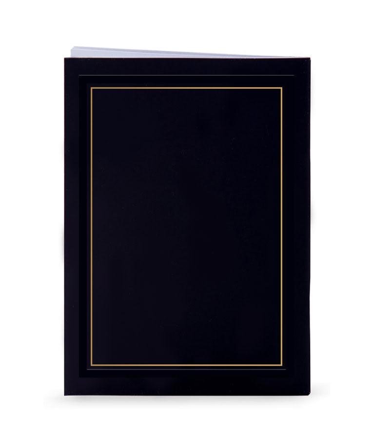 Zemiros Custom Embossment 4.75x6.5 black/gold ashki
