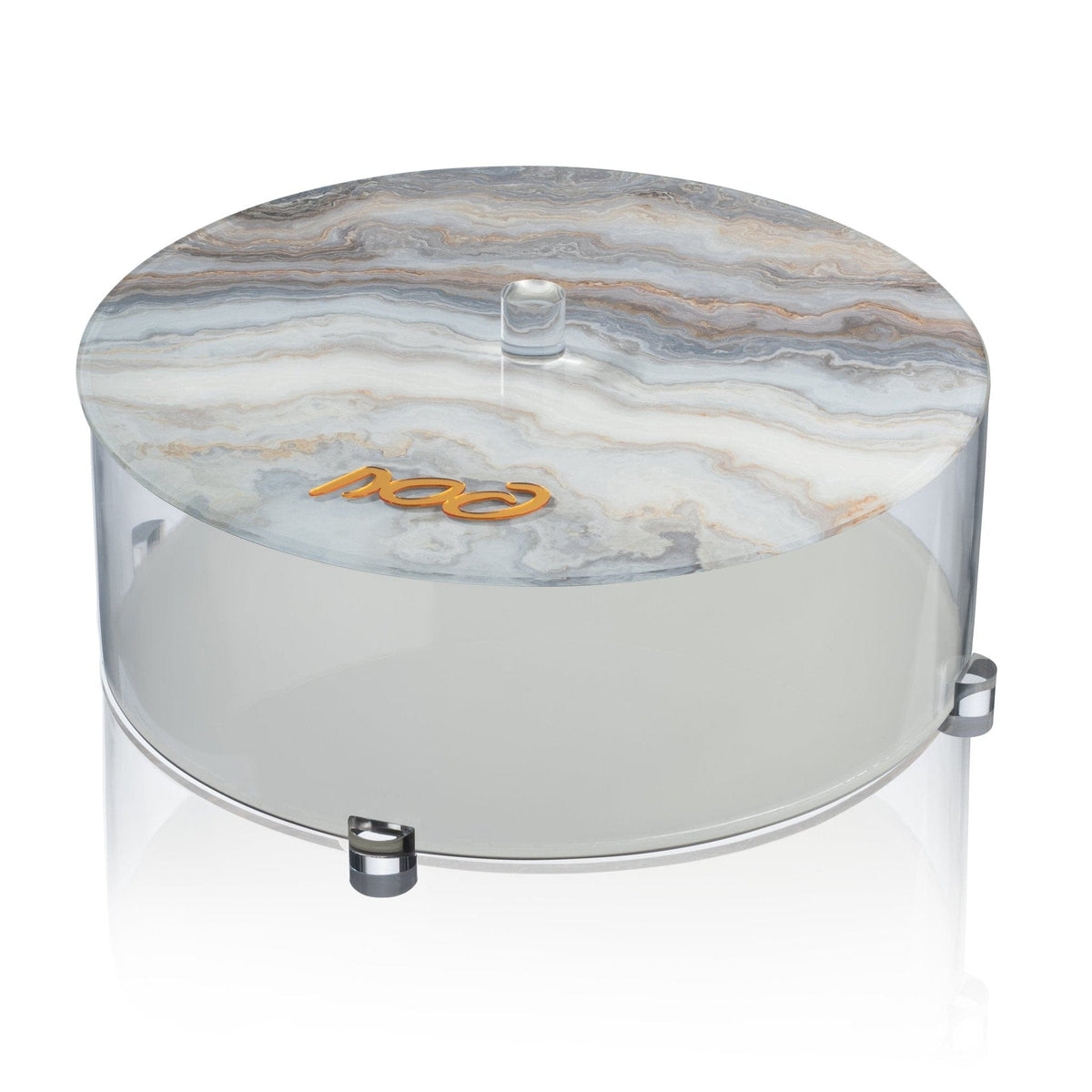 Agate Matzah Box - Waterdale Collection