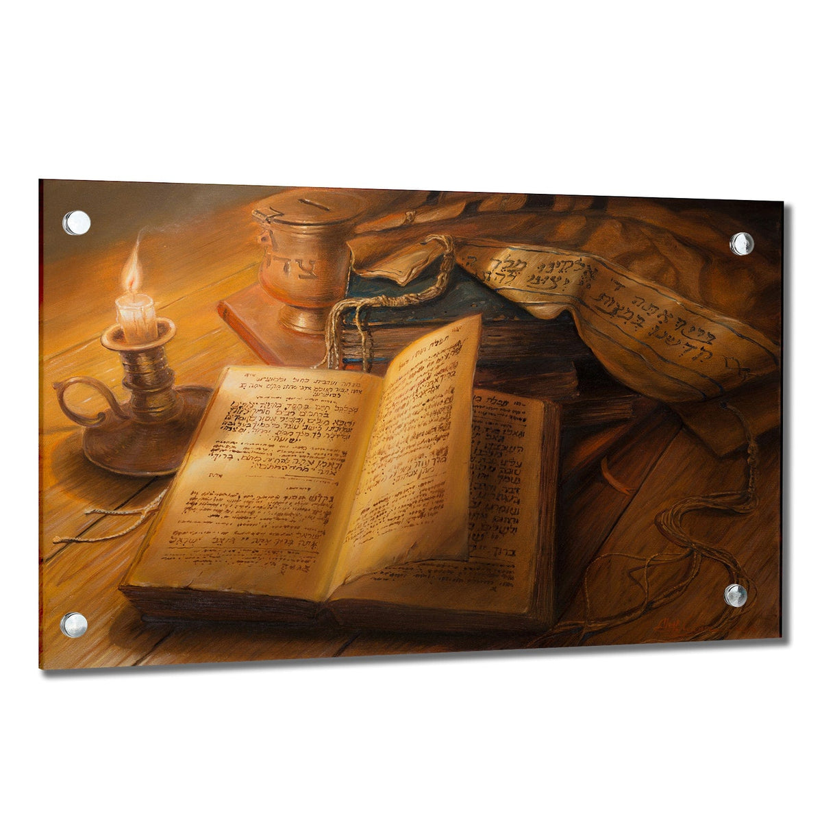 Alex Levin After Prayer Painting - Waterdale Collection