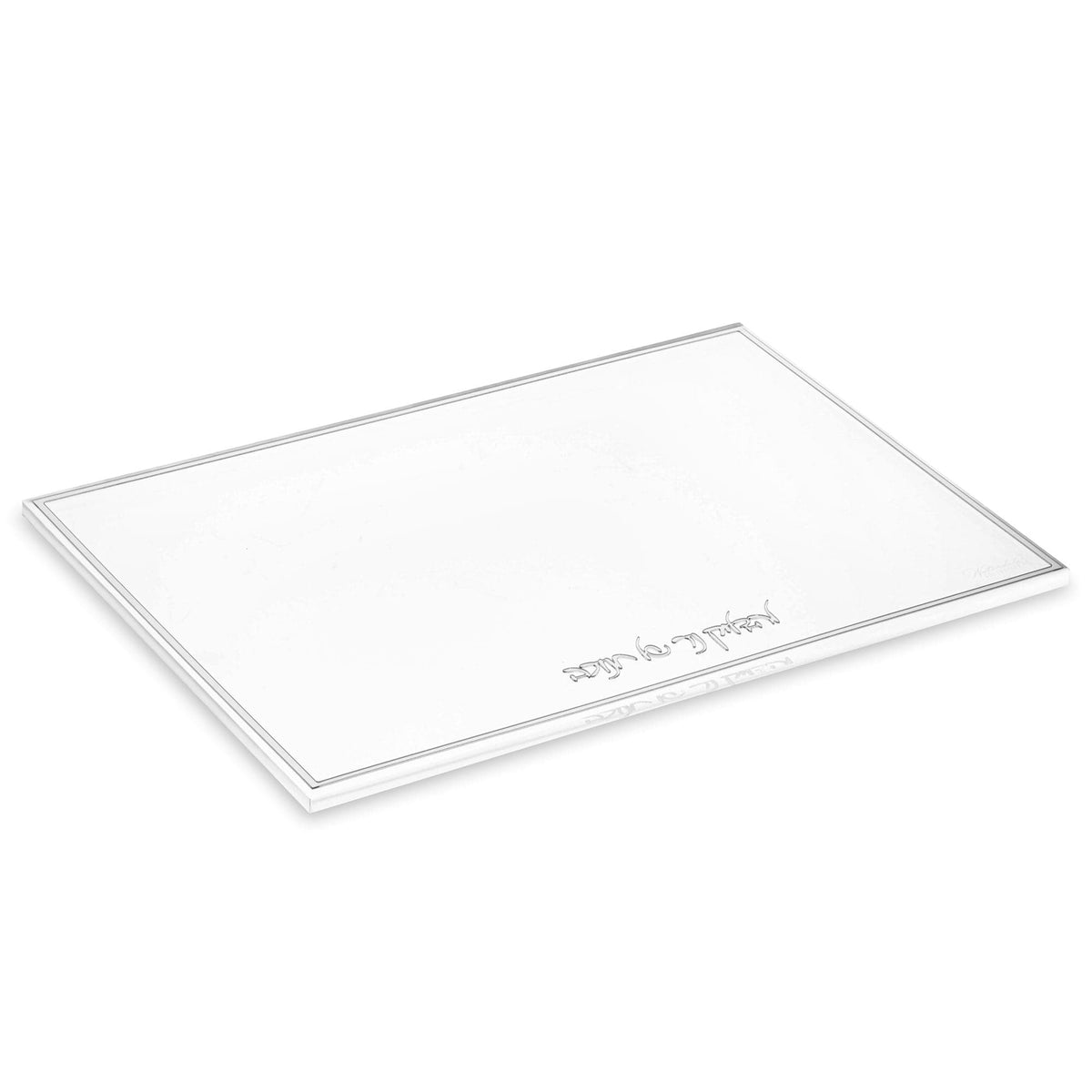 Classic Menorah Tray - Waterdale Collection