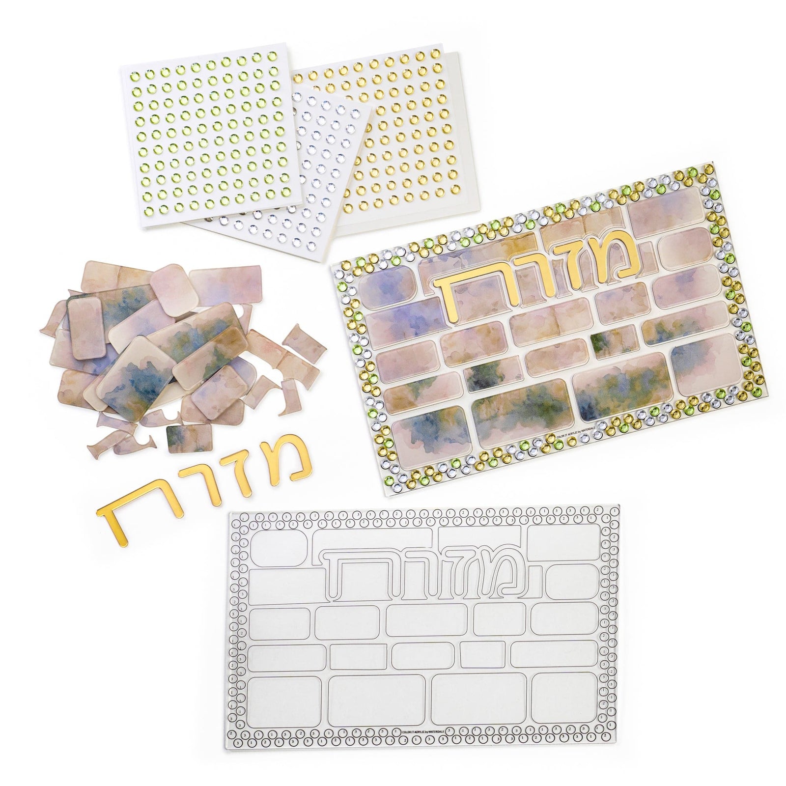 Color it Acrylic Mosaic Mizrach Wall Decoration