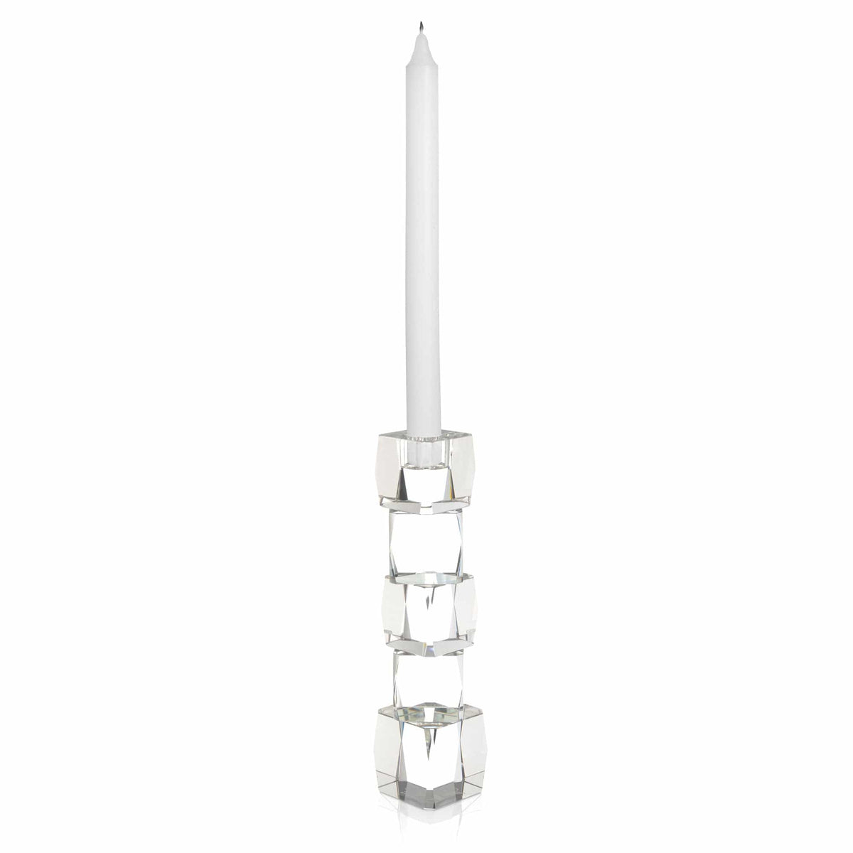Crystal Cube Candlesticks - Waterdale Collection