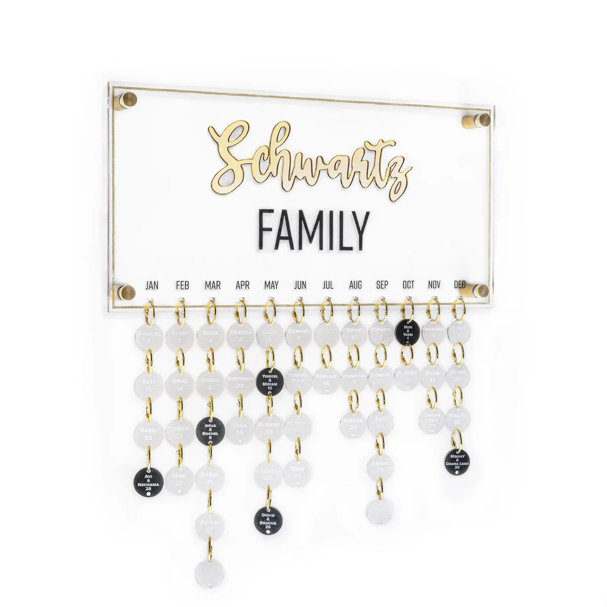 Custom Family Occasion Calendar (English)