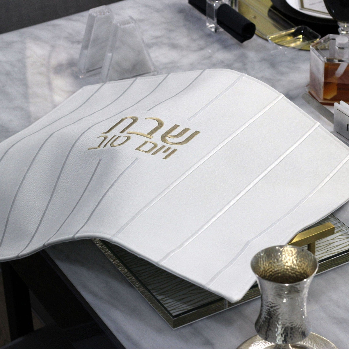 Embroidered Challah Cover - Waterdale Collection