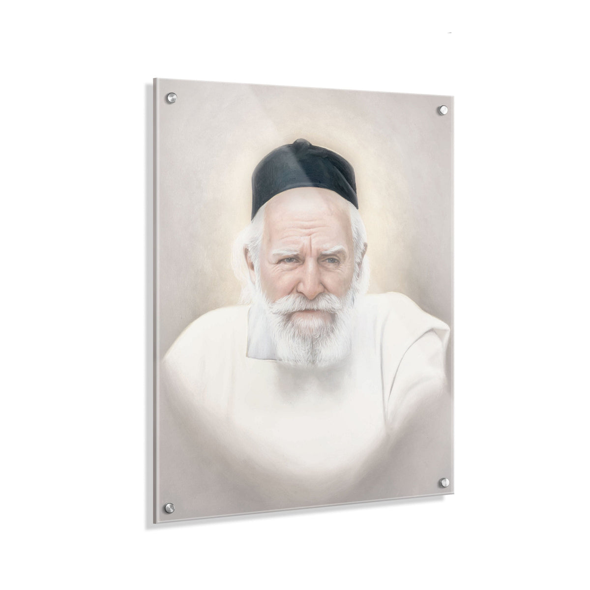 Gedolim Art Rav Moshe Feinstein - Light - Waterdale Collection