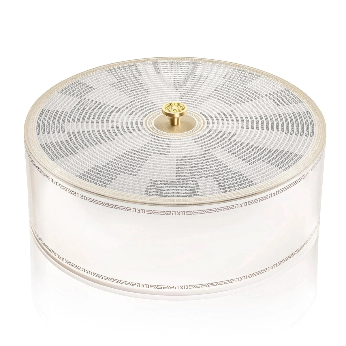 Geometric Seder Plate & Matzah Box Set