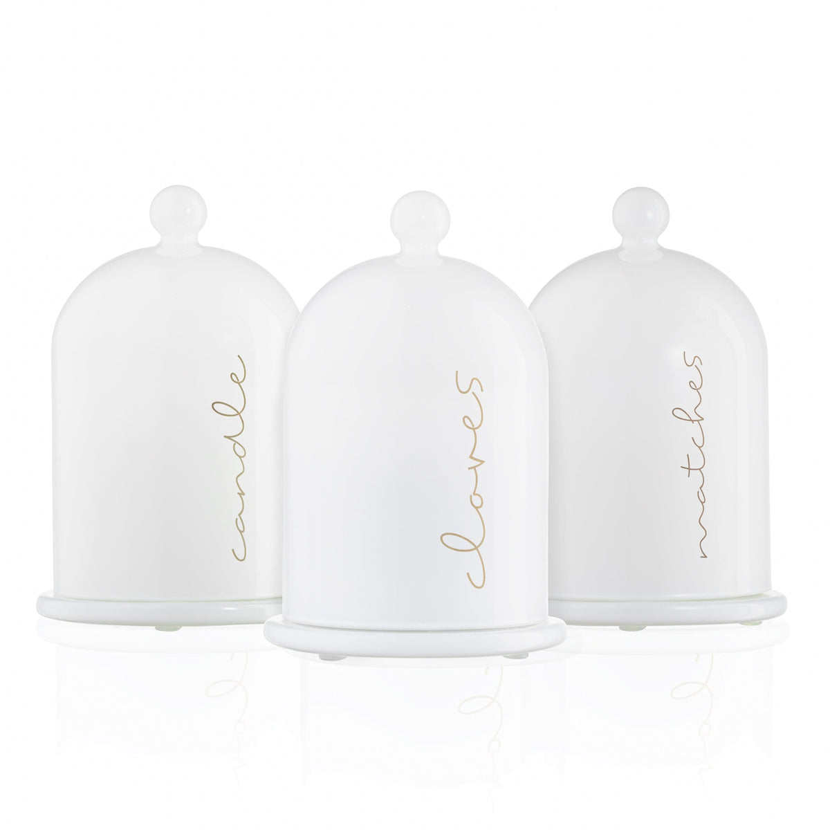 Glass Cloche Havdalah Set - Waterdale Collection