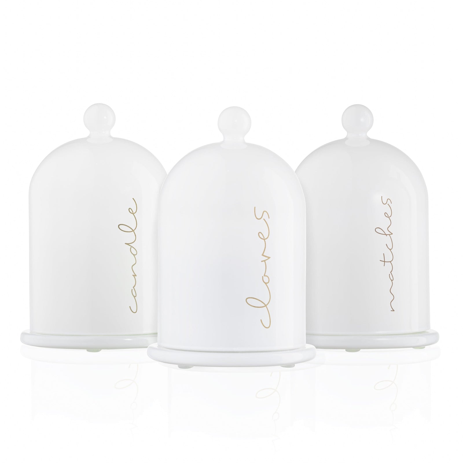 Glass Cloche Havdalah Set - Waterdale Collection