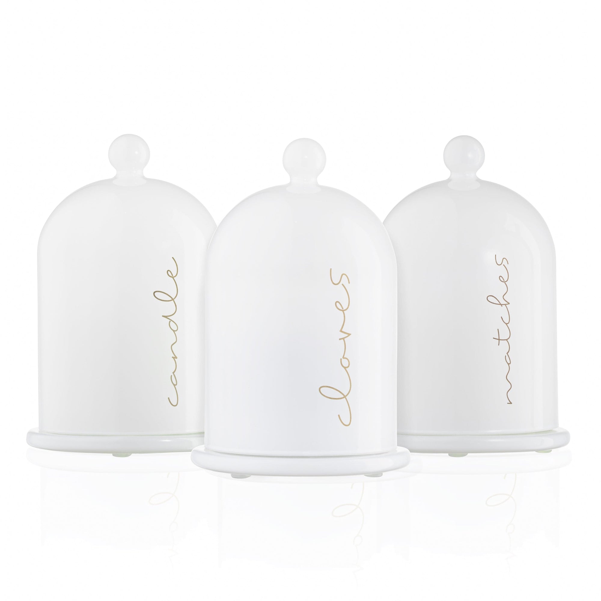 Glass Cloche Havdalah Set - Waterdale Collection