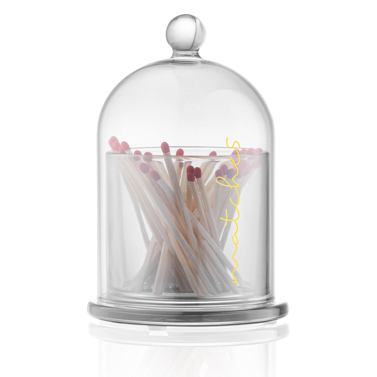 Glass Cloche Match Holder - Waterdale Collection