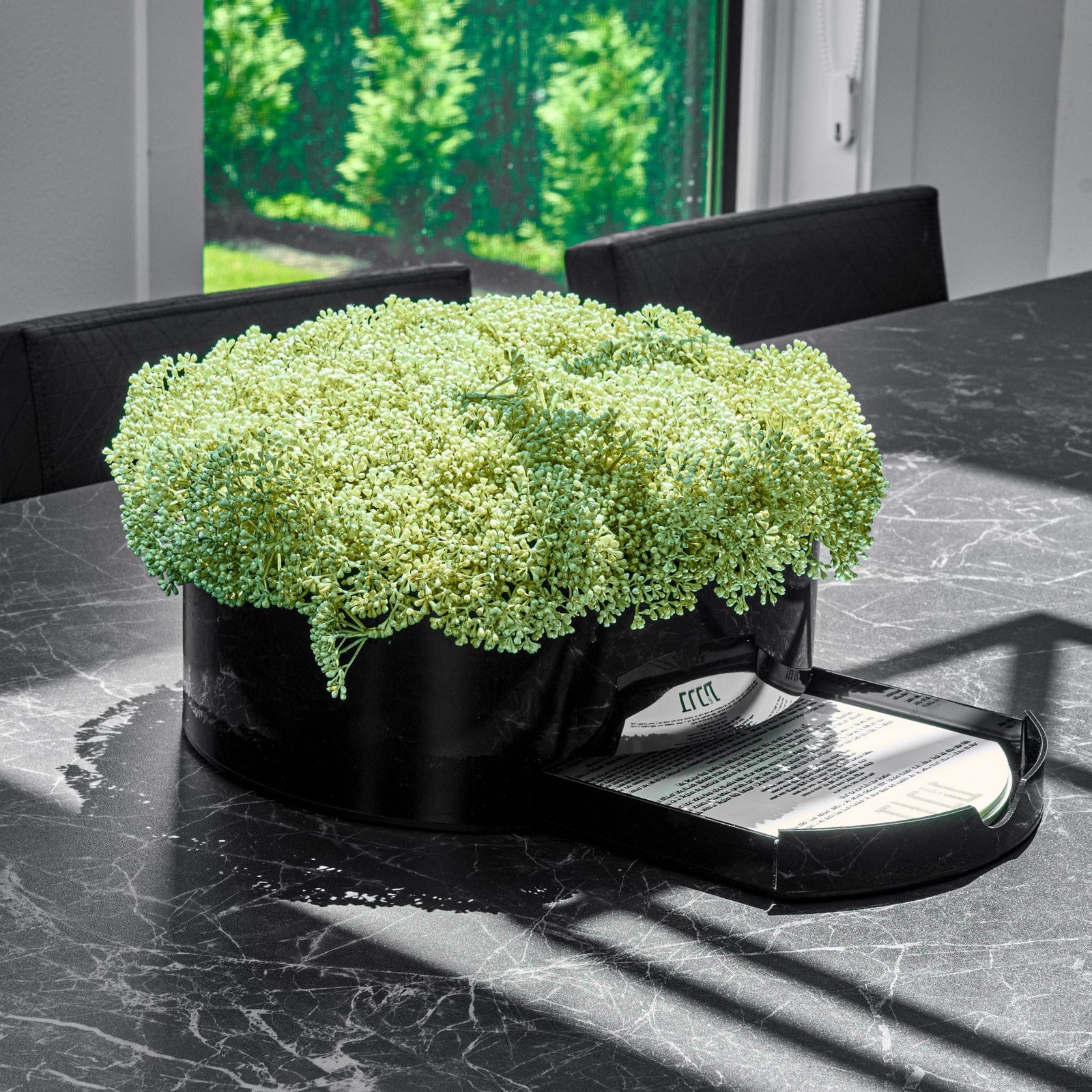 Greenery Round Vase Bencher Set
