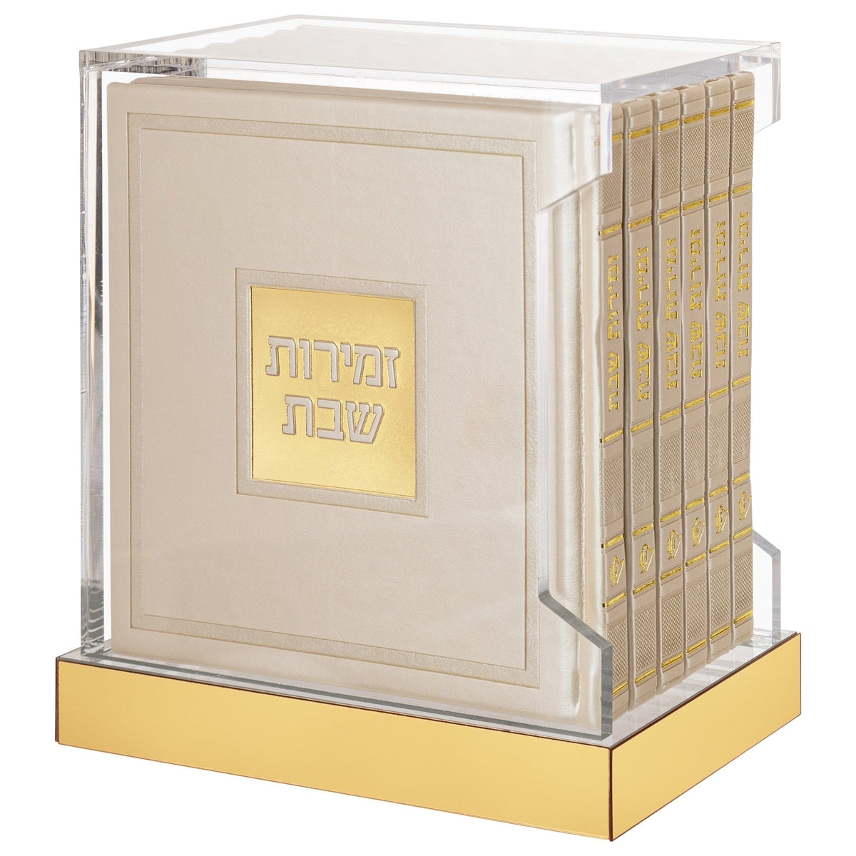 Hardcover Leather & Lucite Bencher Set - Waterdale Collection