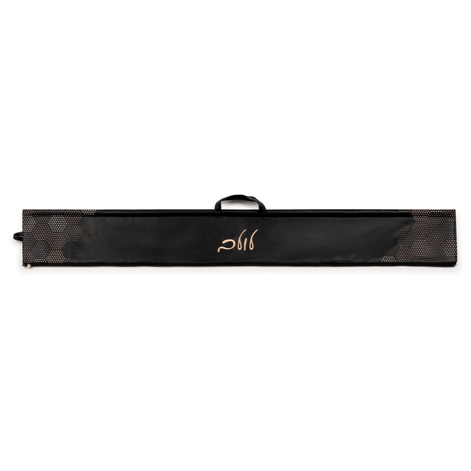Hexagon Dot Border Leather Lulav Case - Waterdale Collection