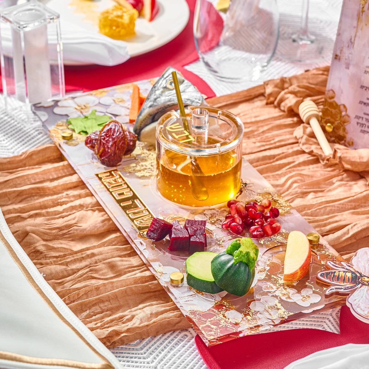 Honeycomb Simanim Tray