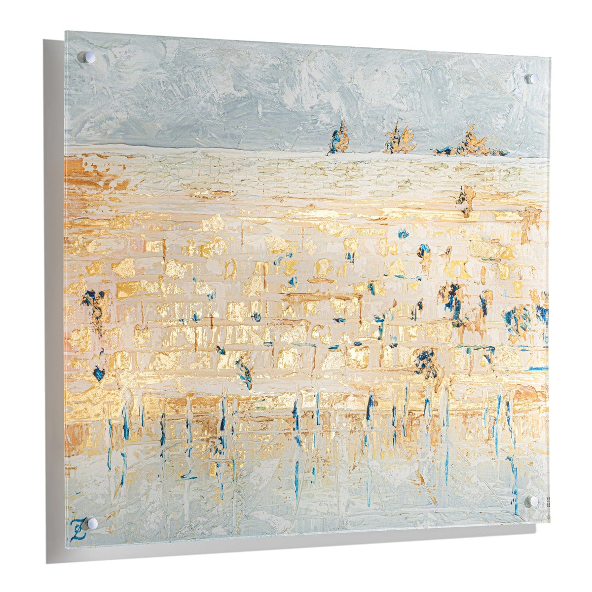Kosel of Gray & Gold Painting - Waterdale Collection