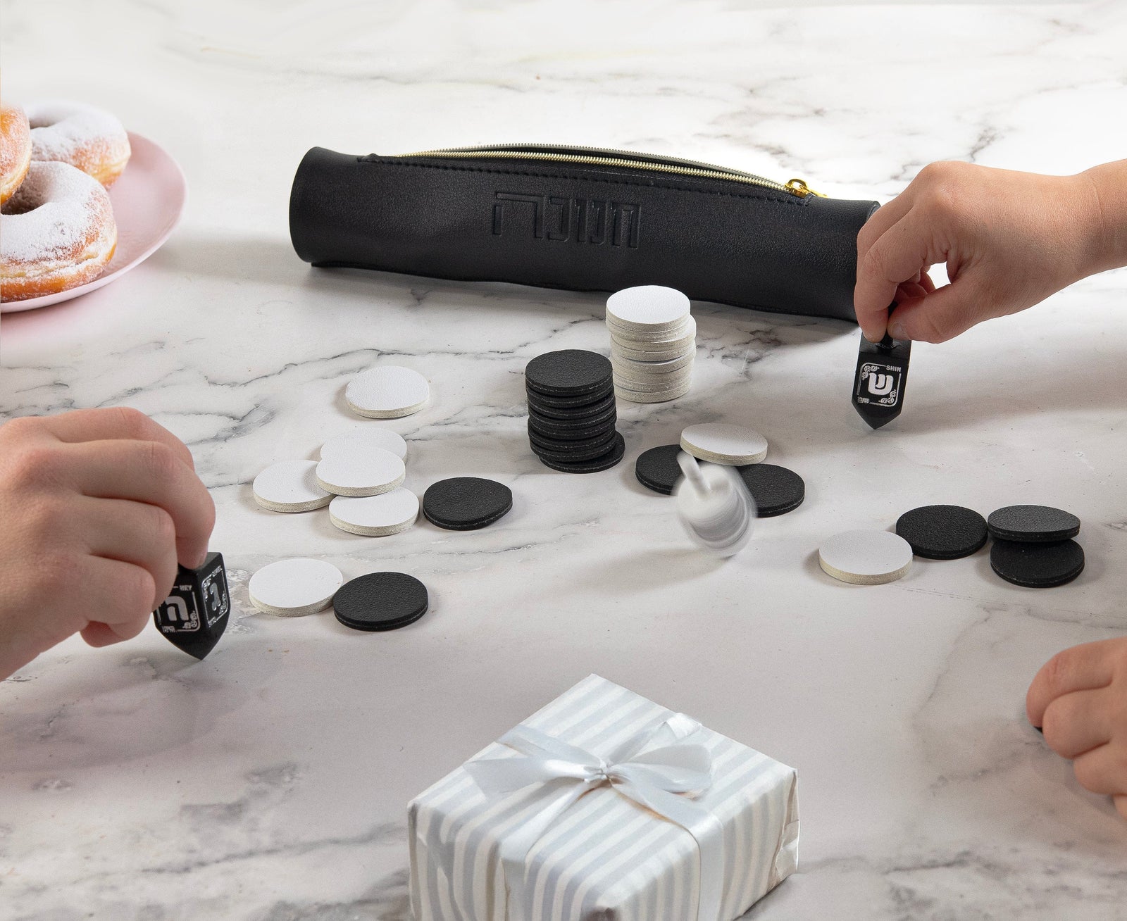 Leather Dreidel Game
