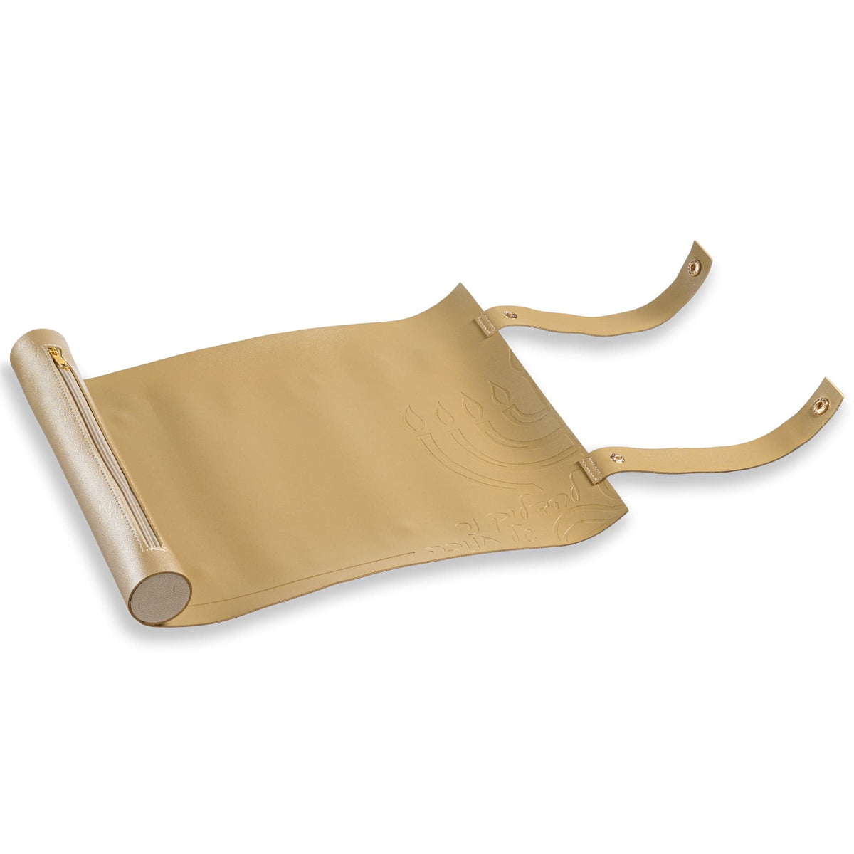Small Leather Menorah Tray