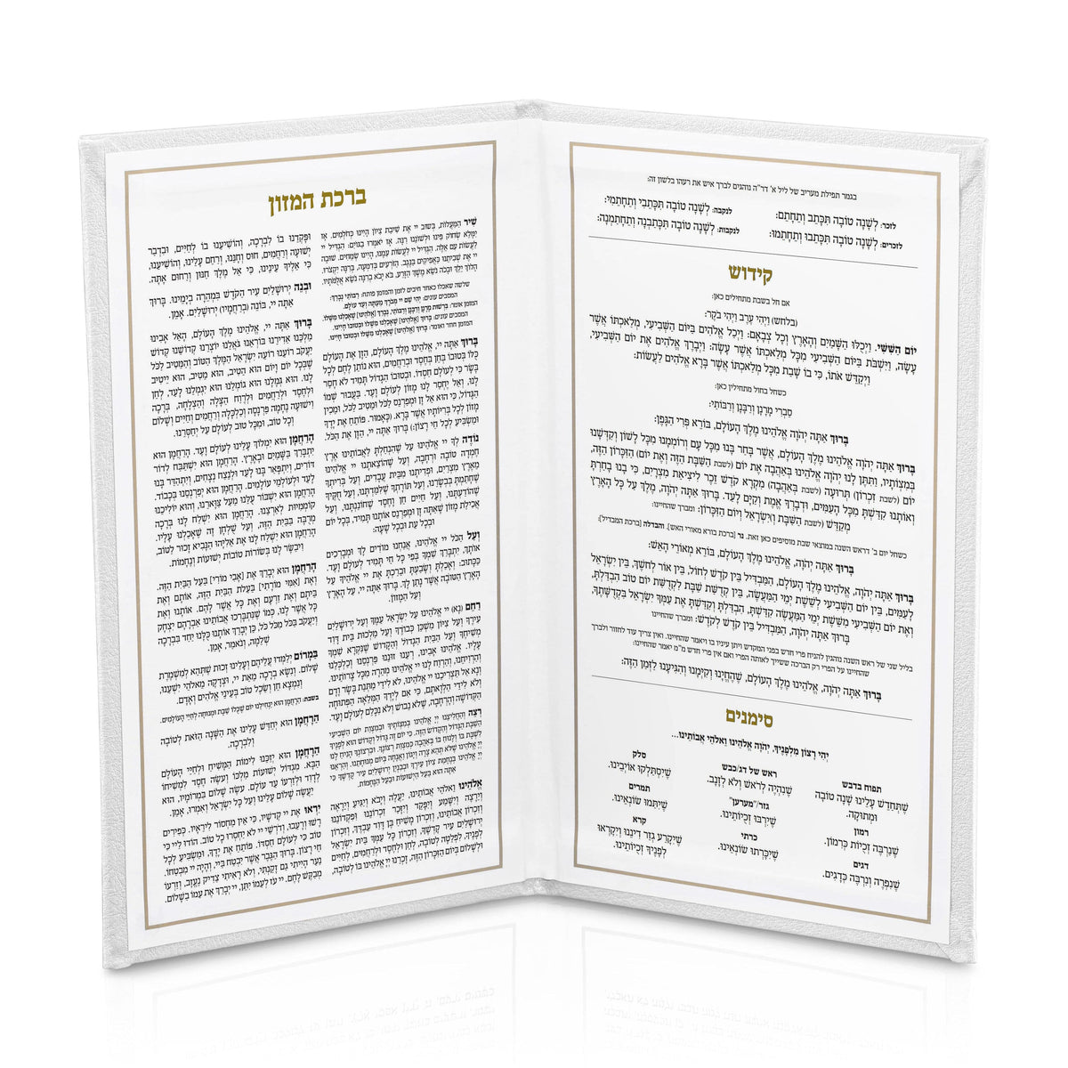Leather Rosh Hashana Booklet