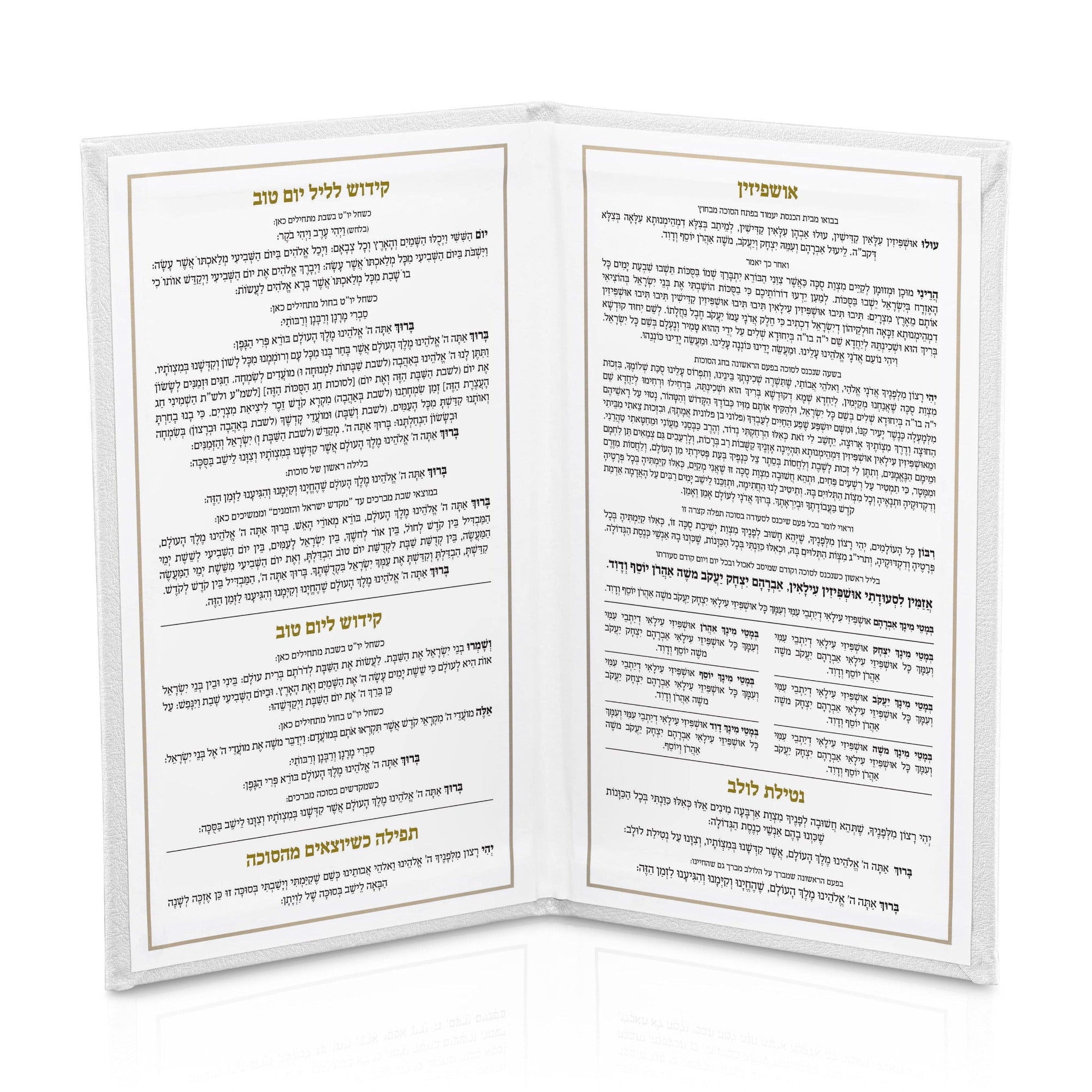 Leather Sukkos Booklet