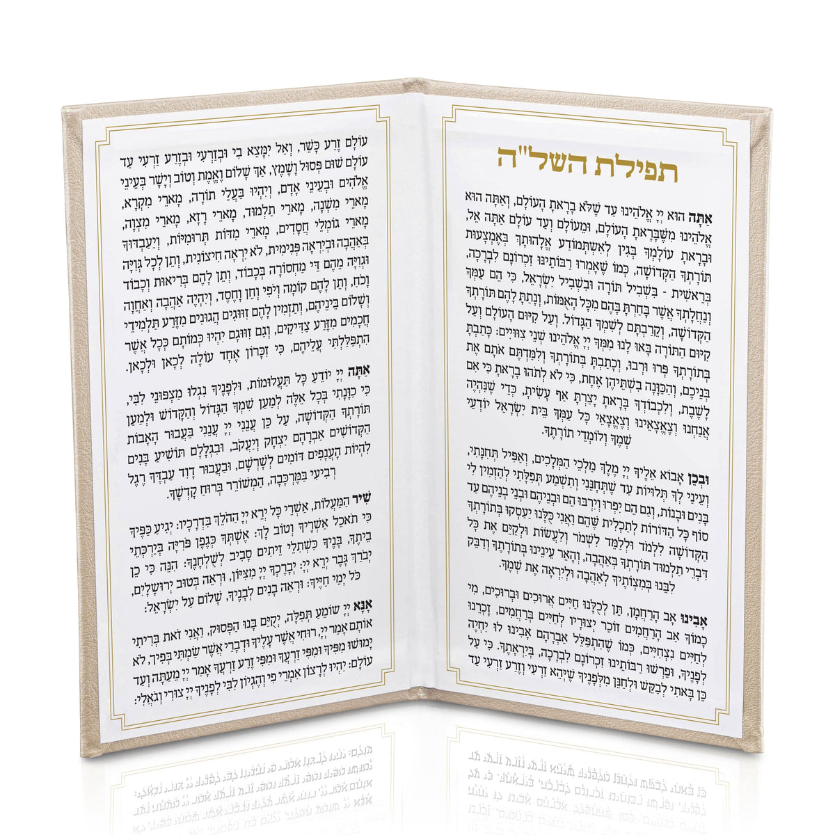 Leather Tefillas Hashlah Book