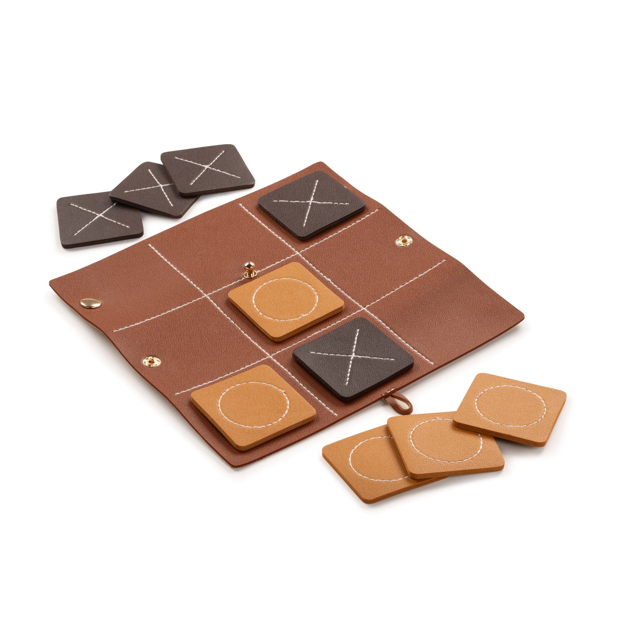 Leather Tic Tac Toe - Maayan Judaica