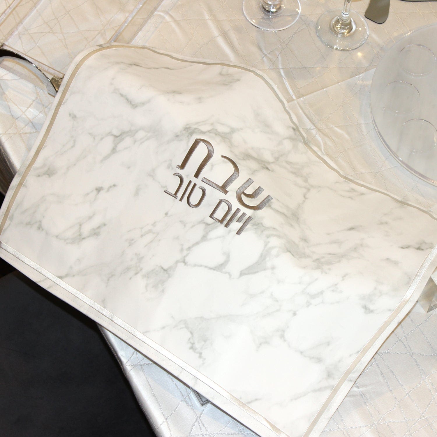 Marble Rosh Hashanah Tablescape - Waterdale Collection