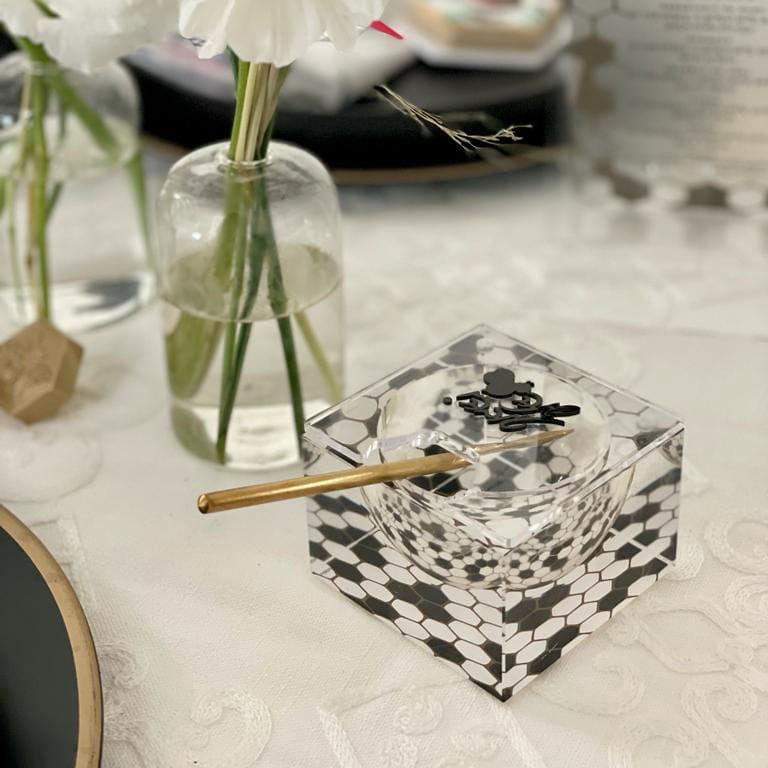 Onyx Honey Dish - Waterdale Collection
