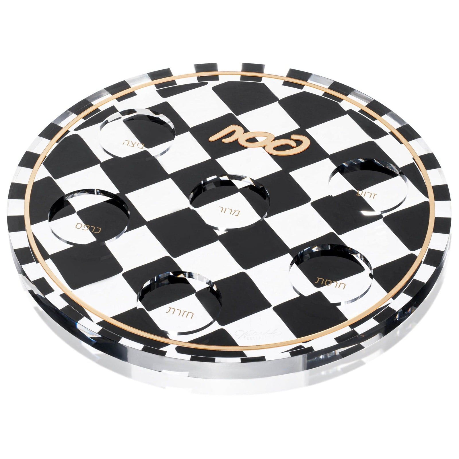 Onyx Seder Plate - Waterdale Collection