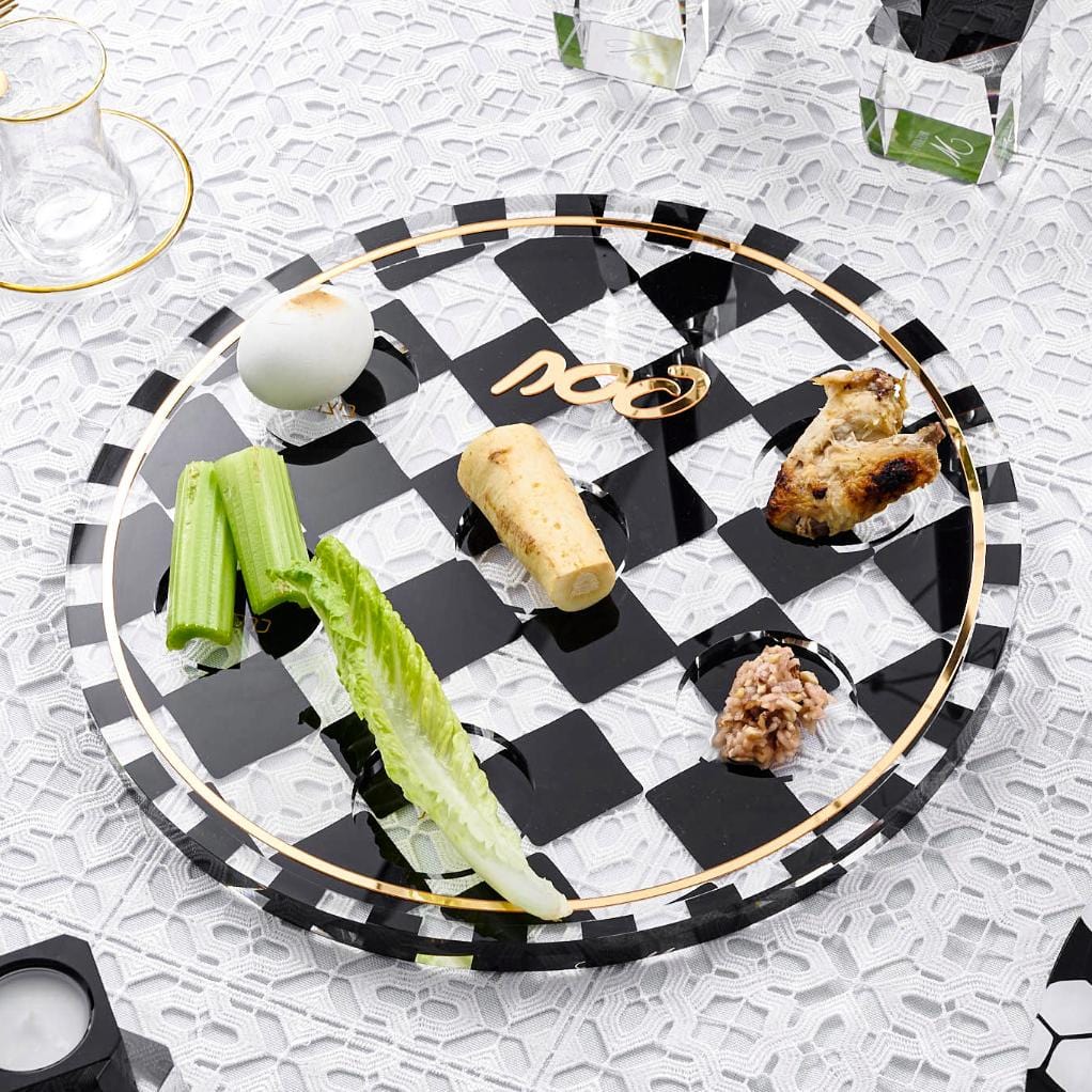 Onyx Seder Plate - Waterdale Collection