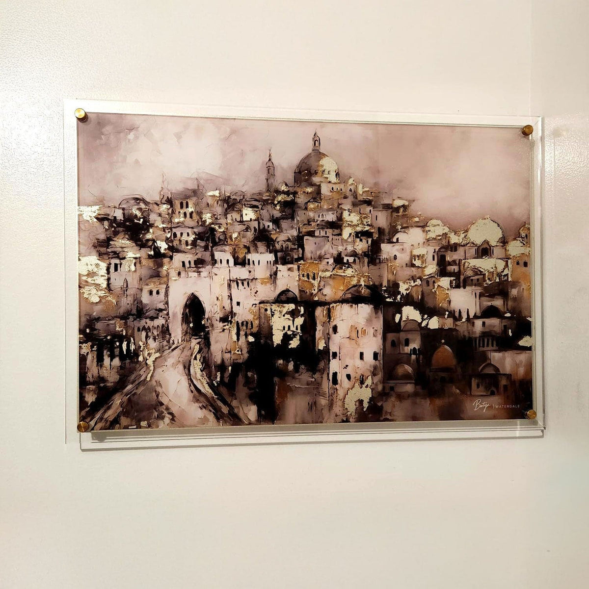 Painted by Batya Jerusalem Painting