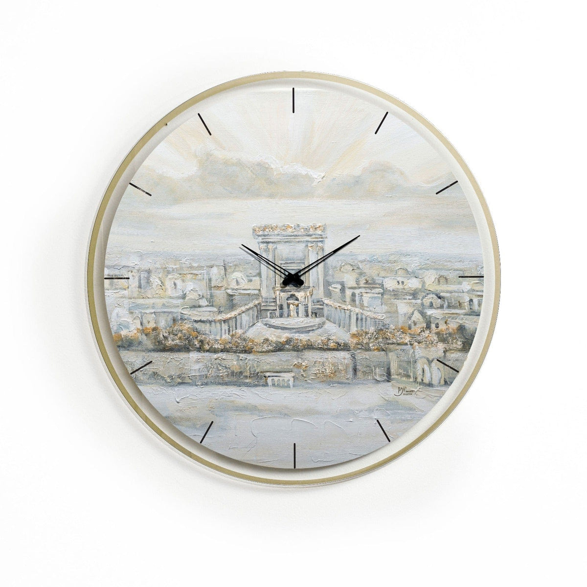 Painted by Yonatan Bais Hamikdash Clock