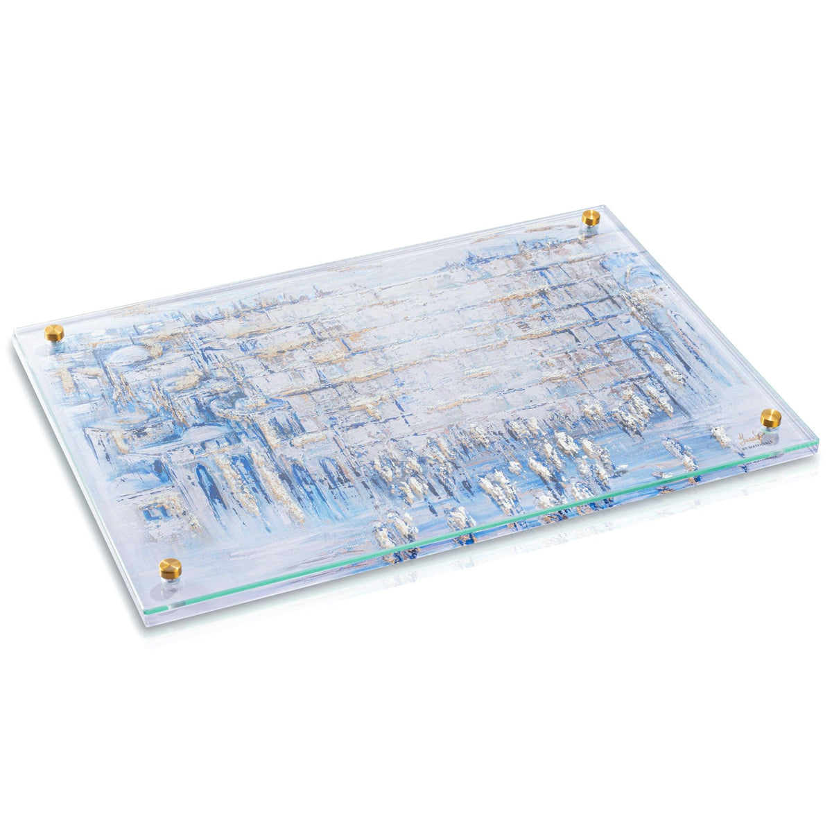 Painted Yosefa Challah Board & Cover Set