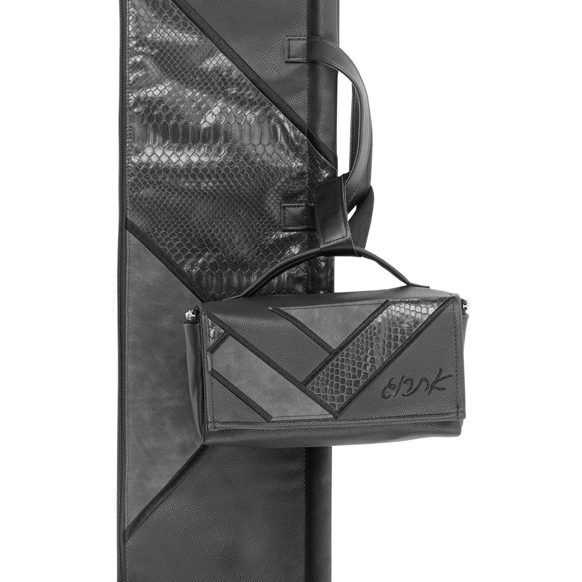 Patchwork 2 Leather Lulav Case - Waterdale Collection