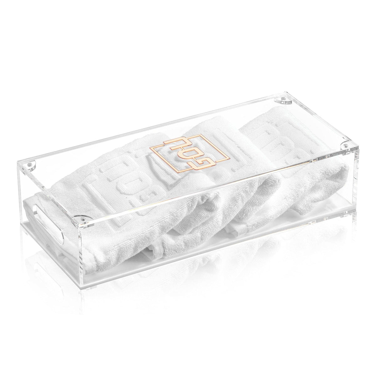 Pesach Towel Box with Towels - Waterdale Collection