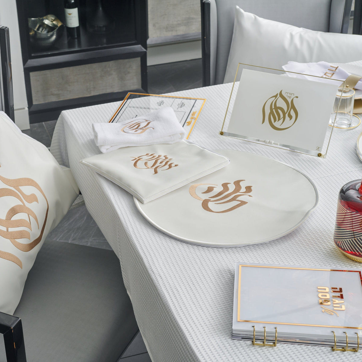 Regal Leather Pesach 2025 Tablescape