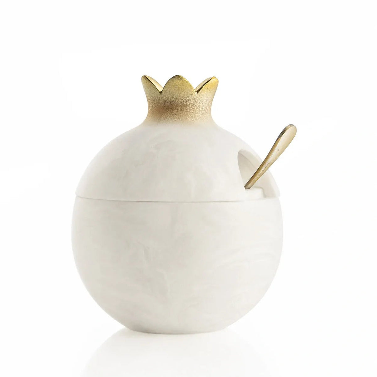 Resin Pomegranate Honey Dish (Marble)