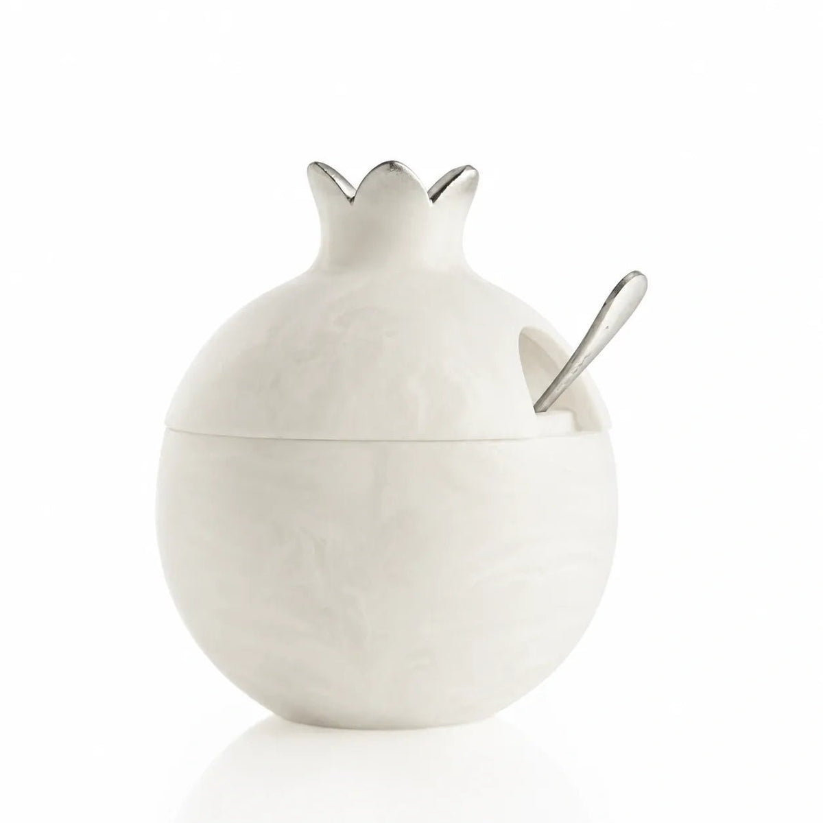 Resin Pomegranate Honey Dish (Silver)
