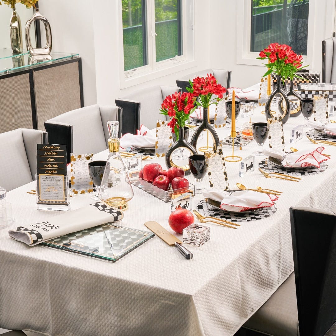 Rosh Hashana 2023 Onyx Tablescape - Waterdale Collection