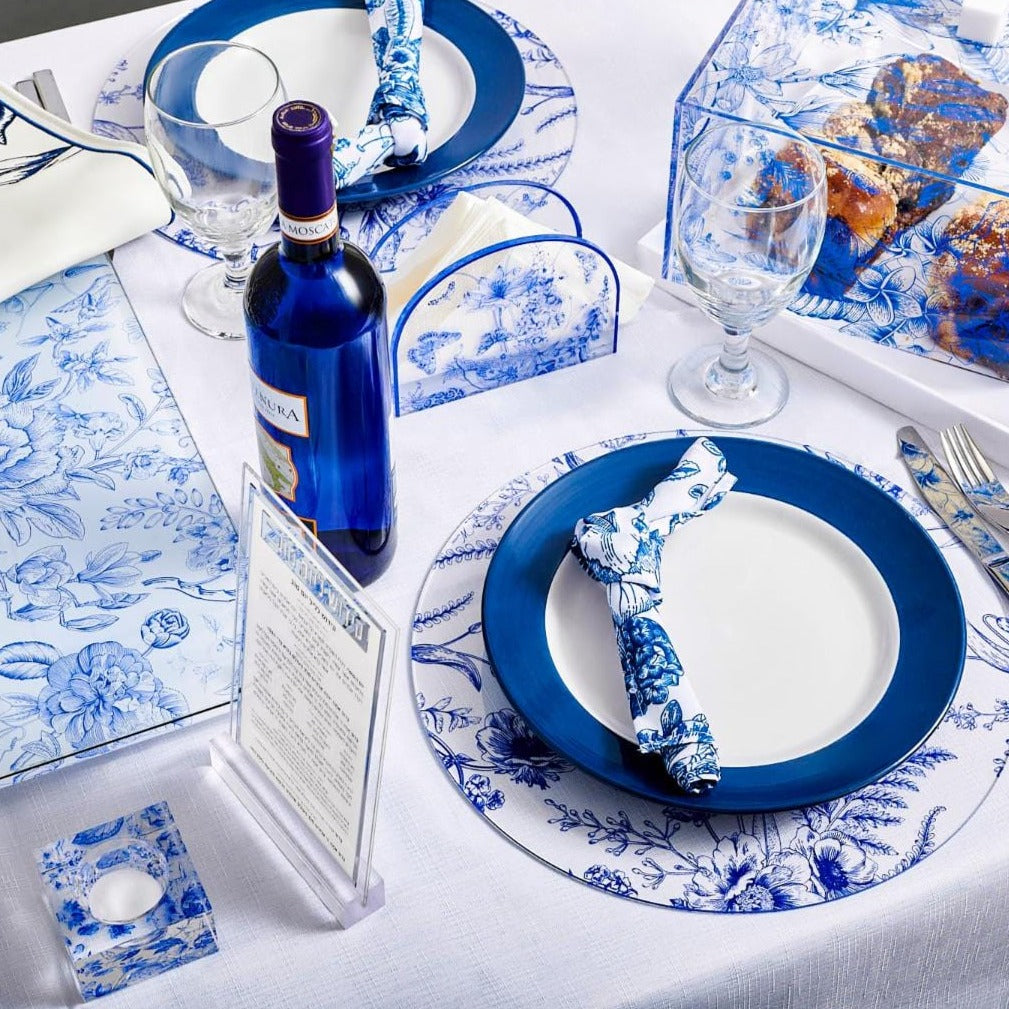 Shavuos French Toile 2024  Tablescape
