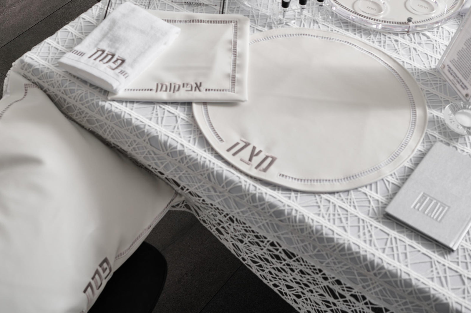 Silver Pesach 2024 Tablescape - Waterdale Collection