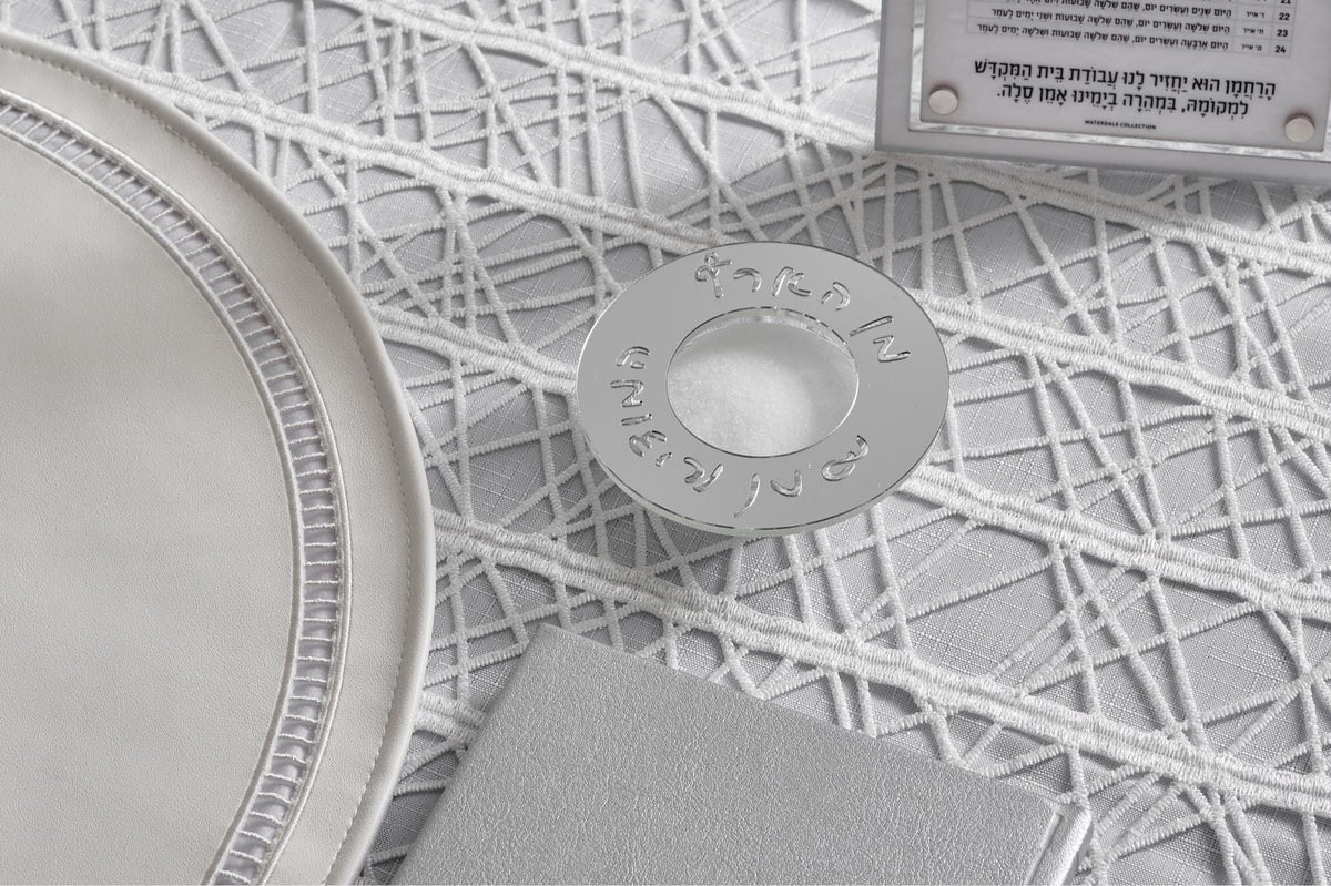 Silver Pesach 2024 Tablescape - Waterdale Collection