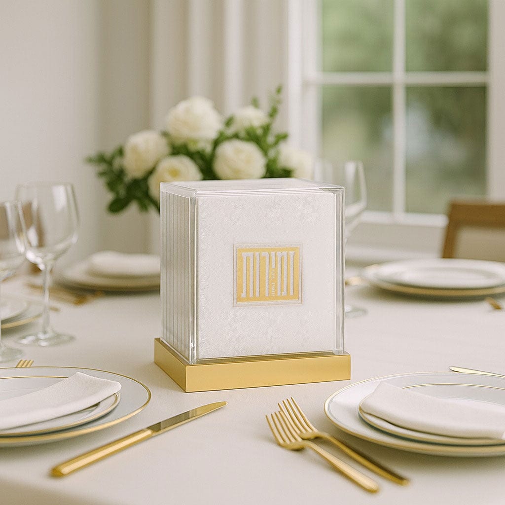 Square Zemiros Bencher Set for Shabbos & Yom Tov (Set of 10)