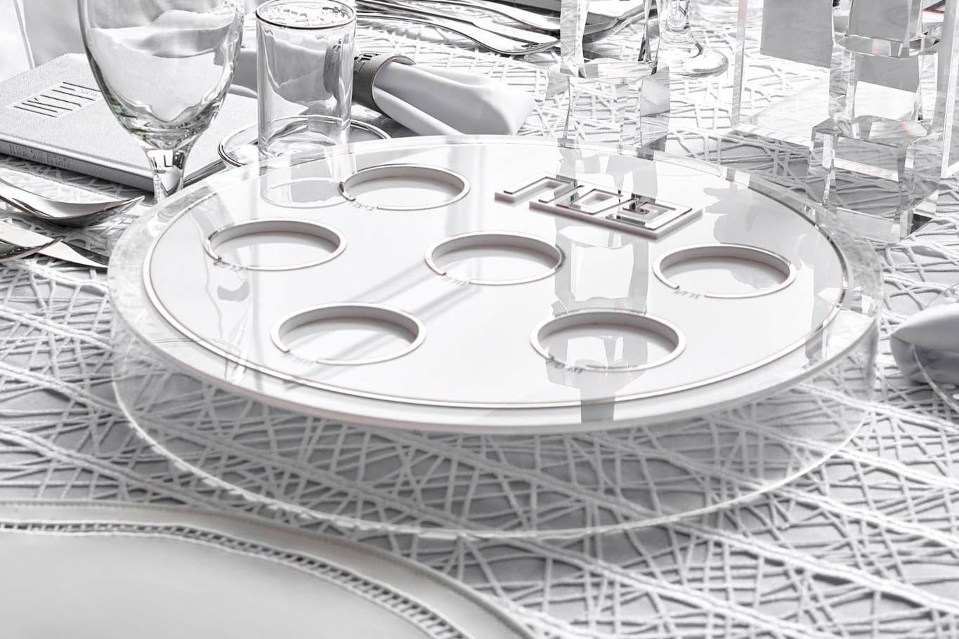 Suspended Seder Plate - Waterdale Collection